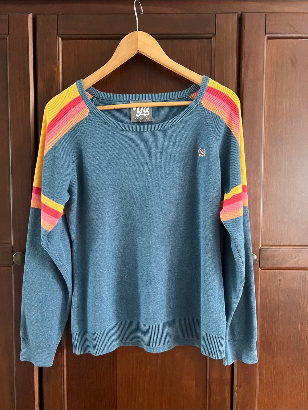 YoColorado Gorpcore Alpine Retro Mountain Town Style Crewneck Sweater Size M